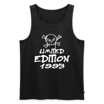 Edition Limitée 1993 Anniversaire Né 1993 - Débardeur bio Premium Homme - noir - Devant - Michal (187cm)