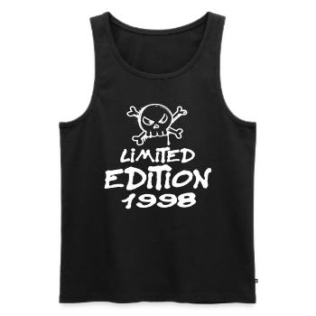 Limited Edition 1998 Birthday 1998 Born - Men's Premium Organic Tank Top - black - Front - Michal (187cm)