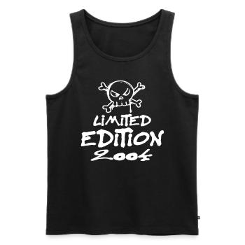 Limited Edition 2004 Geburtstag 2004 Geboren - Männer Premium Bio Tank Top - Schwarz - Vorne - AI Model Male 178 light (178cm)