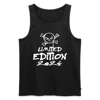 Limited Edition 2024 Birthday 2024 Born - Men's Premium Organic Tank Top - black - Front - AI Model Male 178 light (178cm)