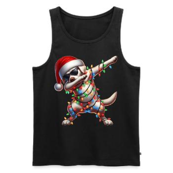 Polka Dot Labrador Retriever Sunglasses Cute - Men's Premium Organic Tank Top - black - Front - Michal (187cm)