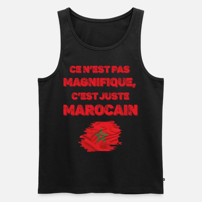 C'est juste Marocain - Débardeur bio Premium Homme - noir