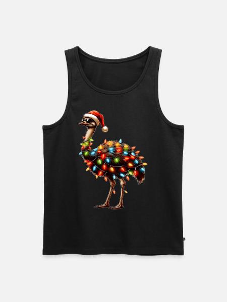 Polka Dot Struds Solbriller Sød Jul - Herre Premium økologisk tanktop - sort