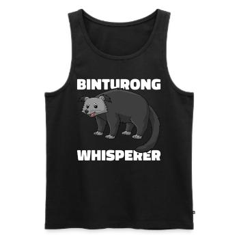 Binturong Marderbär Schleichkatze - Männer Premium Bio Tank Top - Schwarz - Vorne - Michal (187cm)