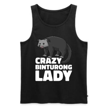 Binturong Marderbär Schleichkatze - Männer Premium Bio Tank Top - Schwarz - Vorne - Michal (187cm)