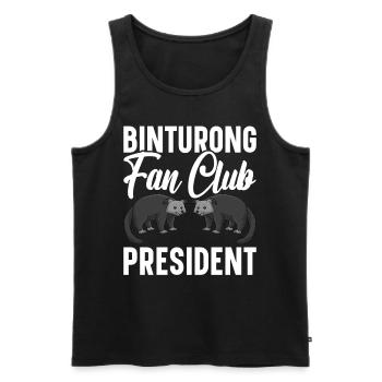 Binturong Marderbär Schleichkatze - Männer Premium Bio Tank Top - Schwarz - Vorne - Michal (187cm)