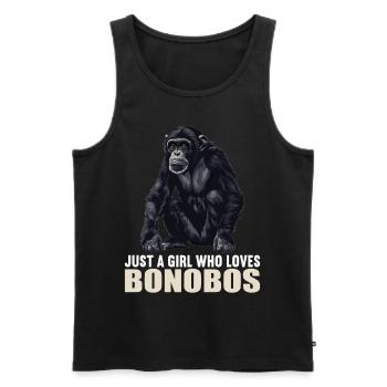Bonobos Bonobo - Men's Premium Organic Tank Top - black - Front - Michal (187cm)