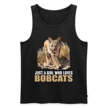 Bobcats Rotluchse Rotluchs Luchs - Männer Premium Bio Tank Top - Schwarz - Vorne - AI Model Male 178 light (178cm)