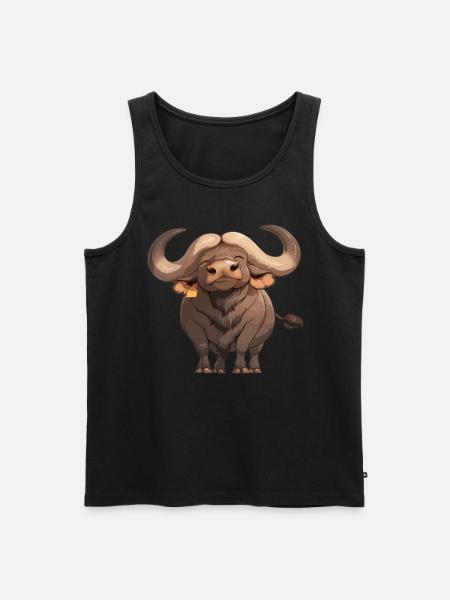 Buffalos Buffalo Büffel - Men's Premium Organic Tank Top - black