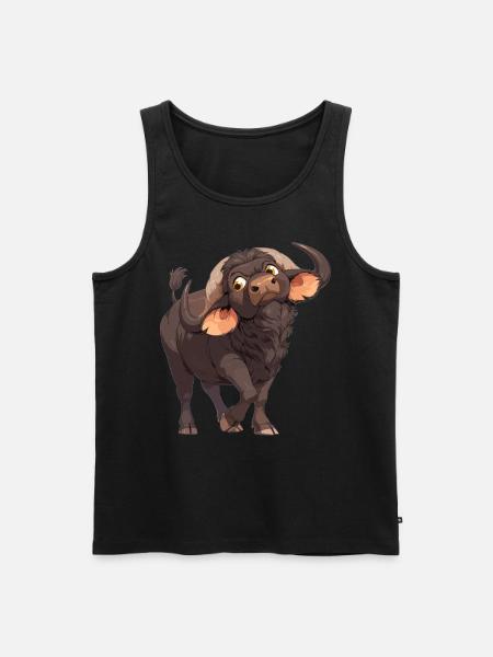 Buffalos Buffalo Büffel - Men's Premium Organic Tank Top - black
