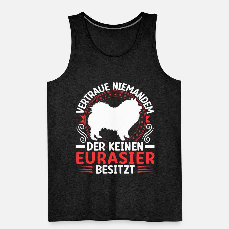 Ich besitze einen Eurasier Eurasian Spitz Männer Premium Bio Tank Top