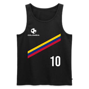 Colombia Colombia Medellin Holidays Bogota Cali - Men's Premium Organic Tank Top - black - Front - AI Model Male 178 light (178cm)