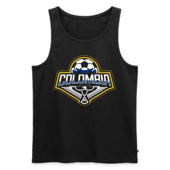 Colombia Colombia Medellin Holidays Bogota Cali - Men's Premium Organic Tank Top - black - Front - AI Model Male 178 light (178cm)