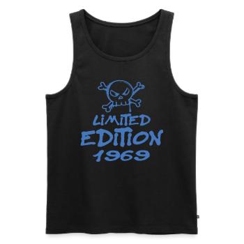 Limited Edition 1969 Birthday 1969 Born - Men's Premium Organic Tank Top - black - Front - Michal (187cm)