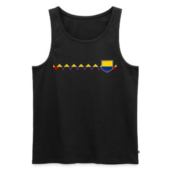 Colombia Colombia Medellin Holidays Bogota Cali - Men's Premium Organic Tank Top - black - Front - AI Model Male 178 light (178cm)