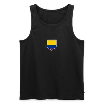 Colombie Colombie Medellín Vacances Bogota Cali - Débardeur bio Premium Homme - noir - Devant - Michal (187cm)