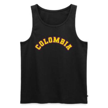 Kolumbien Colombia Medellin Urlaub Bogota Cali - Männer Premium Bio Tank Top - Schwarz - Vorne - AI Model Male 178 light (178cm)