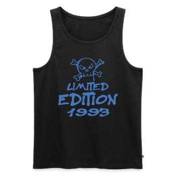 Edition Limitée 1993 Anniversaire Né 1993 - Débardeur bio Premium Homme - noir - Devant - Michal (187cm)