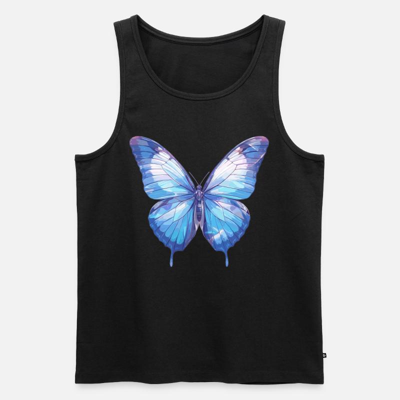 papillon papillons papillon papillon - Débardeur bio Premium Homme - noir