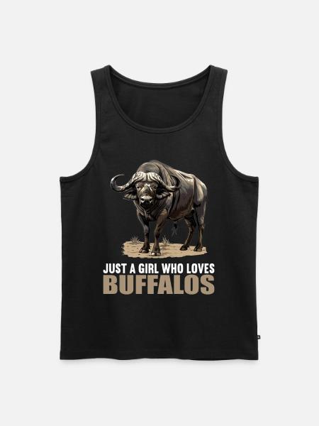 Buffalos Buffalo Büffel - Men's Premium Organic Tank Top - black