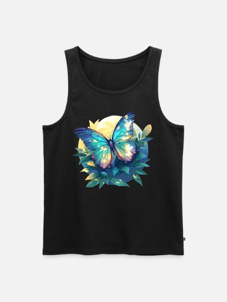 Butterfly Butterflies Butterfly - Men's Premium Organic Tank Top - black