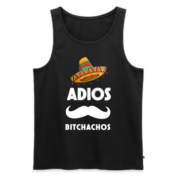 Mexiko Mexico Mexikaner Geschenk Flagge Fußball - Männer Premium Bio Tank Top - Schwarz - Vorne - Michal (187cm)
