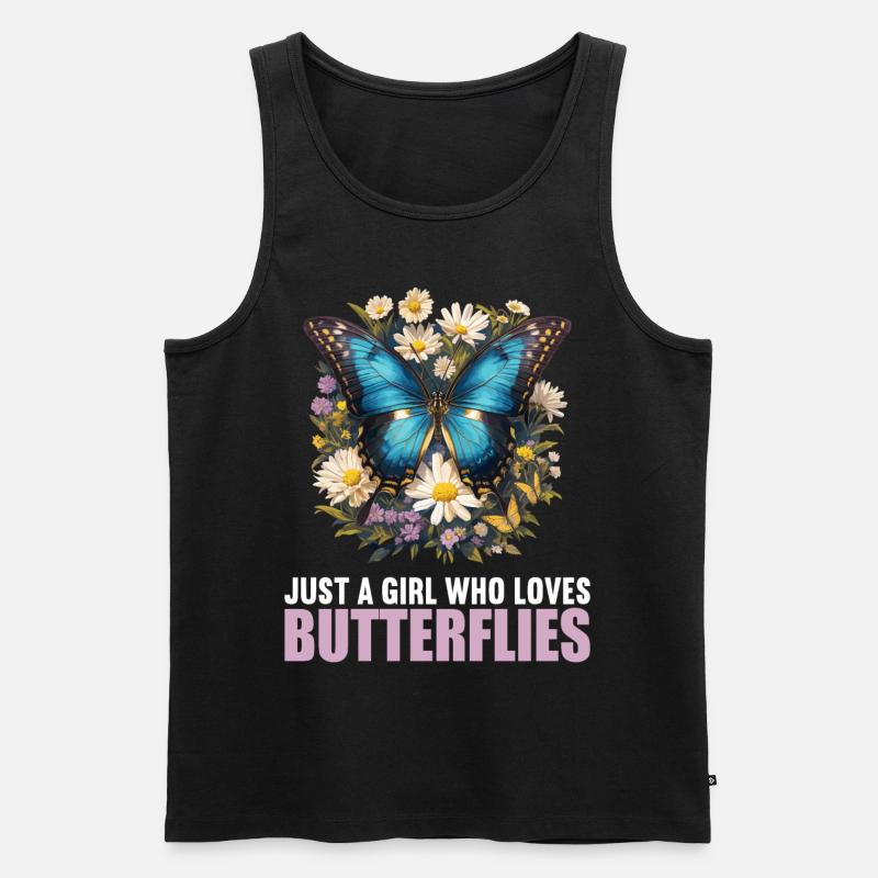 papillon papillons papillon papillon - Débardeur bio Premium Homme - noir