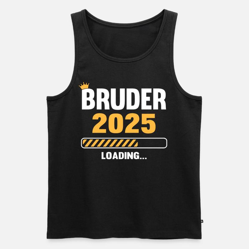 Bruder 2025 Loading - Men's Premium Organic Tank Top - black