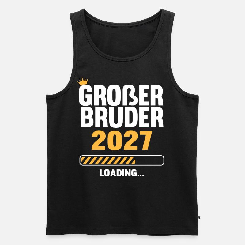 Großer Bruder 2027 Loading - Männer Premium Bio Tank Top - Schwarz