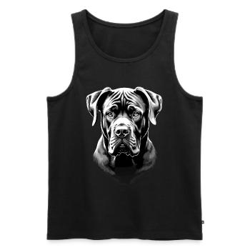 Cane Corso für einen Cane Corso Besitzer - Männer Premium Bio Tank Top - Schwarz - Vorne - Michal (187cm)