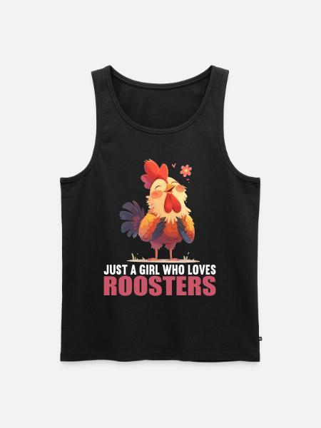 Rooster Roosters Rooster - Men's Premium Organic Tank Top - black