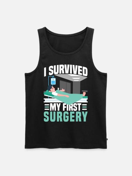 Surgical Surgery Surgery PAtient - Men's Premium Organic Tank Top - black