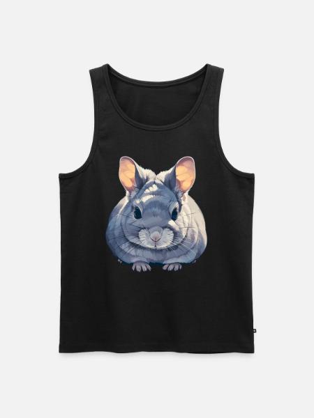 Chinchillas Chinchilla - Men's Premium Organic Tank Top - black