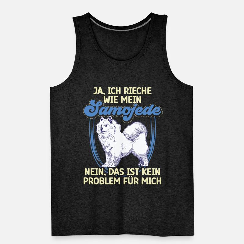 Samoyède Samoyède Spitz Odeur de Samoyède Débardeur bio Premium Homme