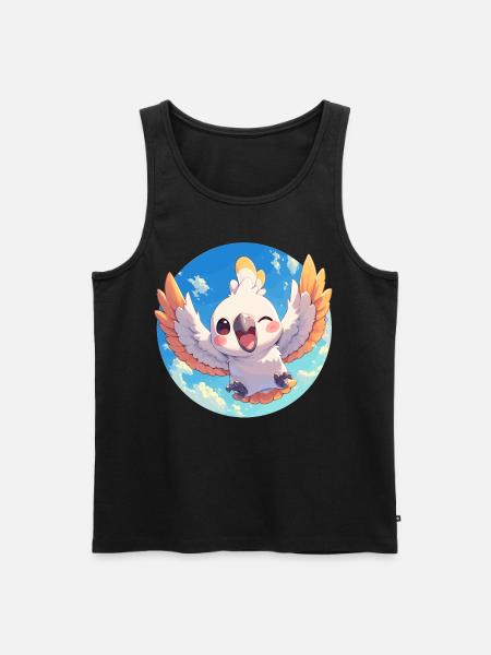 Cockatoo Kakadus Kakadu - Männer Premium Bio Tank Top - Schwarz