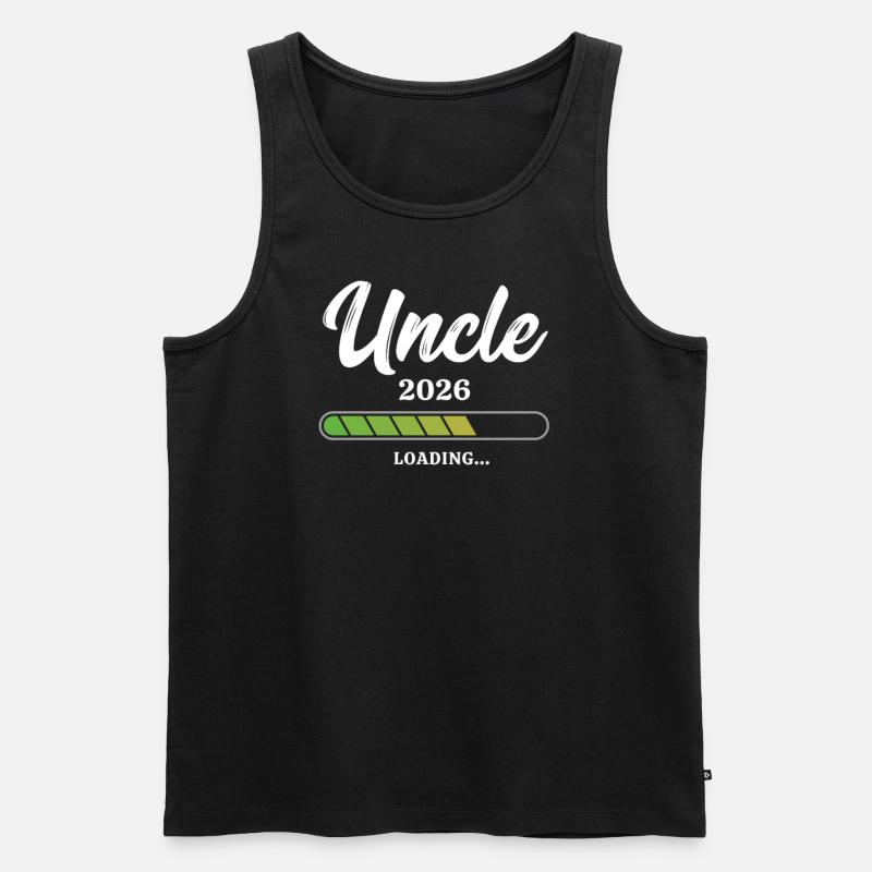 Uncle Loading 2026 - Männer Premium Bio Tank Top - Schwarz