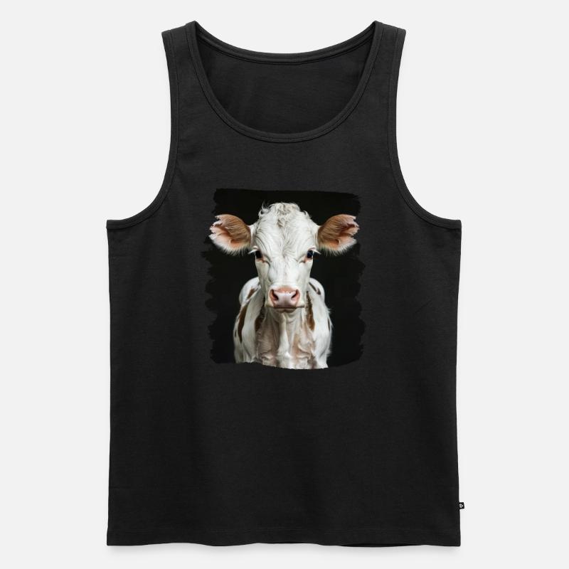 Kühe Kuh - Männer Premium Bio Tank Top - Schwarz