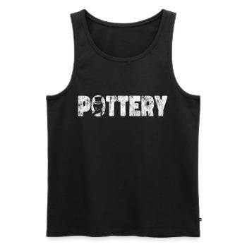 Pottery Ceramics Artist Pottery - Männer Premium Bio Tank Top - Schwarz - Vorne - Michal (187cm)