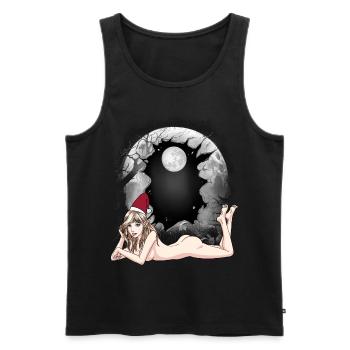 Sexy Santa Claus Santa Troll Xmas Santa - Men's Premium Organic Tank Top - black - Front - Michal (187cm)