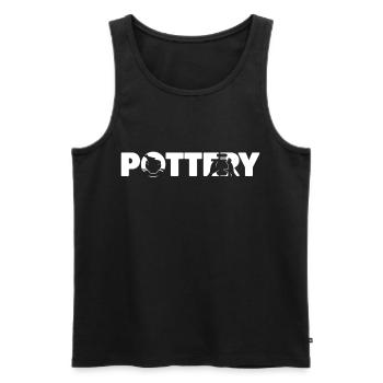 Pottery Ceramics Artist Pottery - Männer Premium Bio Tank Top - Schwarz - Vorne - Michal (187cm)