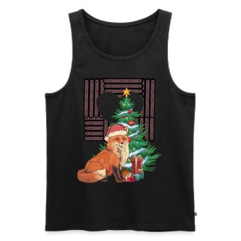Schweden Finnland Norwegen Xmas Nikolaus Fuchs - Männer Premium Bio Tank Top - Schwarz - Vorne - AI Model Male 178 light (178cm)