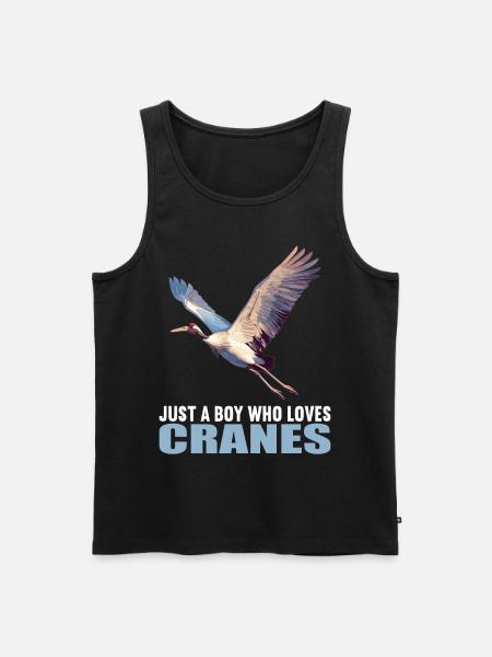 Cranes Crane - Men's Premium Organic Tank Top - black