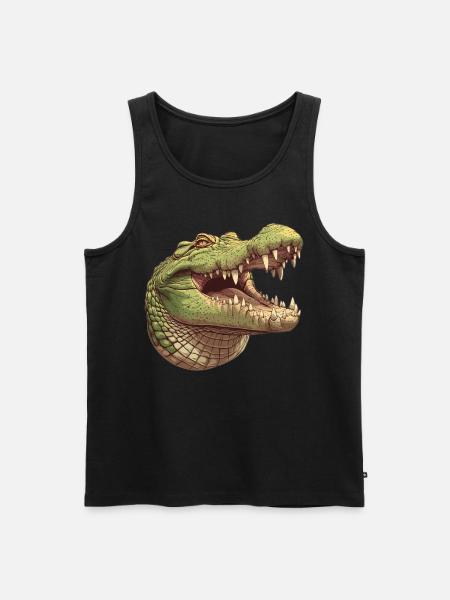 Crocodiles Crocodile - Men's Premium Organic Tank Top - black