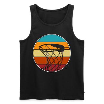 Basketball Basketball Players - Men's Premium Organic Tank Top - black - Front - Michal (187cm)