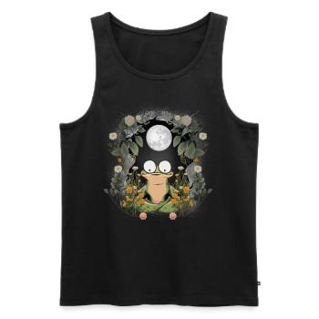 Nature Frog Frogs Toad - Men's Premium Organic Tank Top - black - Front - Michal (187cm)