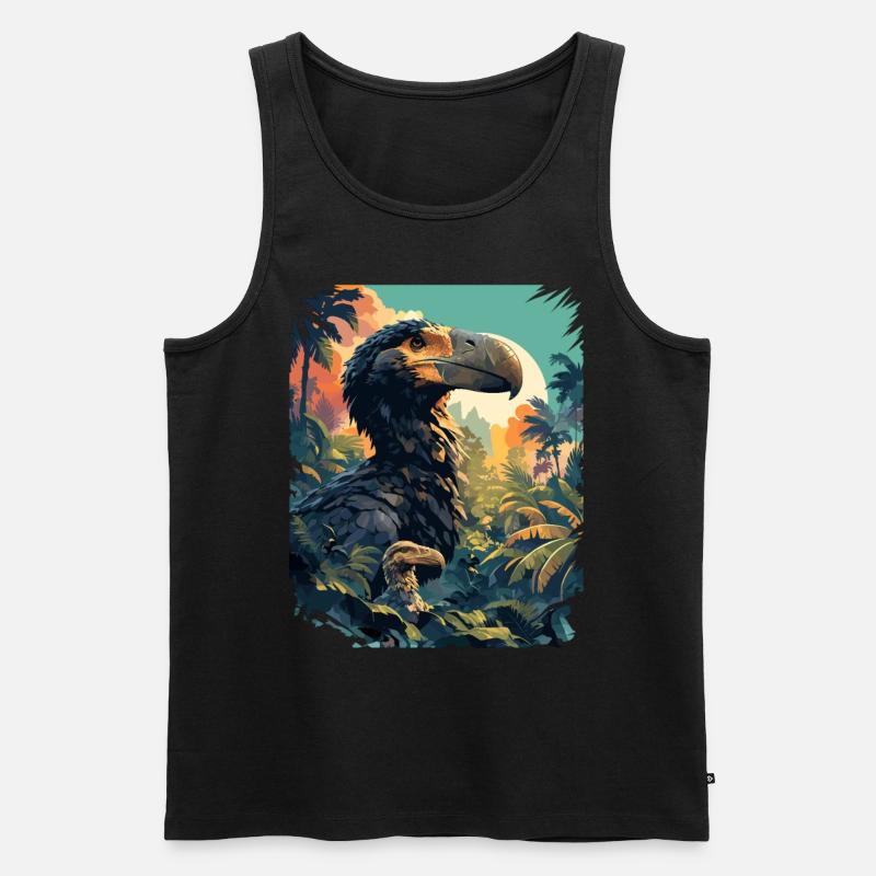 Dodos Dodo - Männer Premium Bio Tank Top - Schwarz