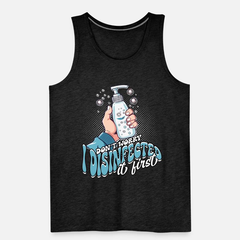 Nuclear phobia Mysophobia Men's Premium Organic Tank Top