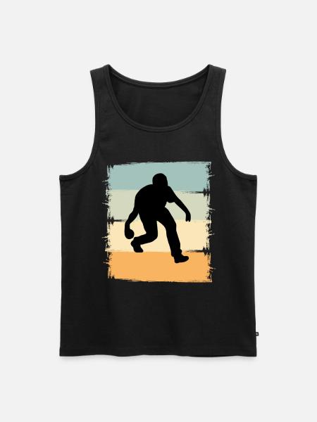 Boule Boccia Boule player - Men's Premium Organic Tank Top - black