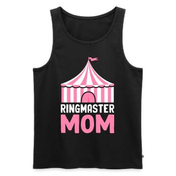 Ringmaster Mom Circus Party Carnival - Men's Premium Organic Tank Top - black - Front - AI Model Male 178 light (178cm)