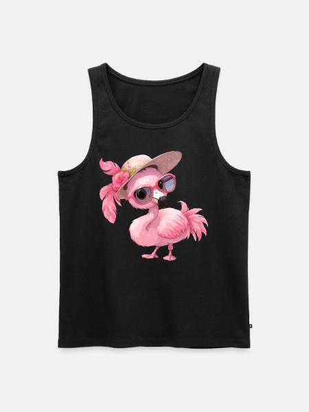 Flamingos Flamingo - Men's Premium Organic Tank Top - black